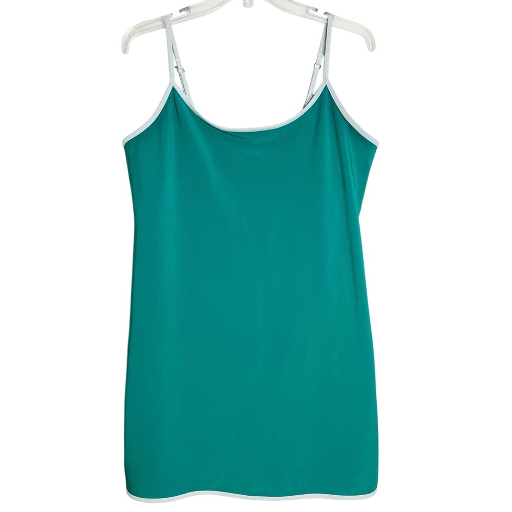 Abercrombie & Fitch Traveler Mini Dress Green Built-in Shorts Tennis Pickleball